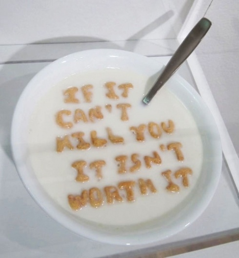 this isn't happiness™ (Breakfast of Champions), Peteski #milk #cereral