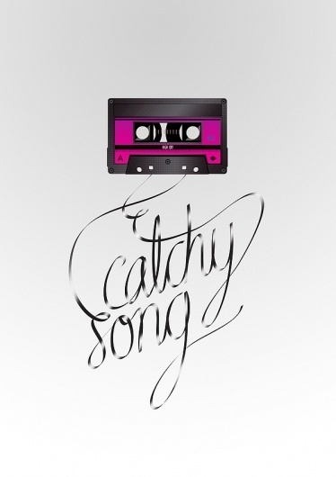 Mix Tapes Typography on Typography Served #typography
