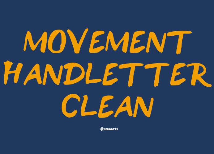 Movement Free Brush Font