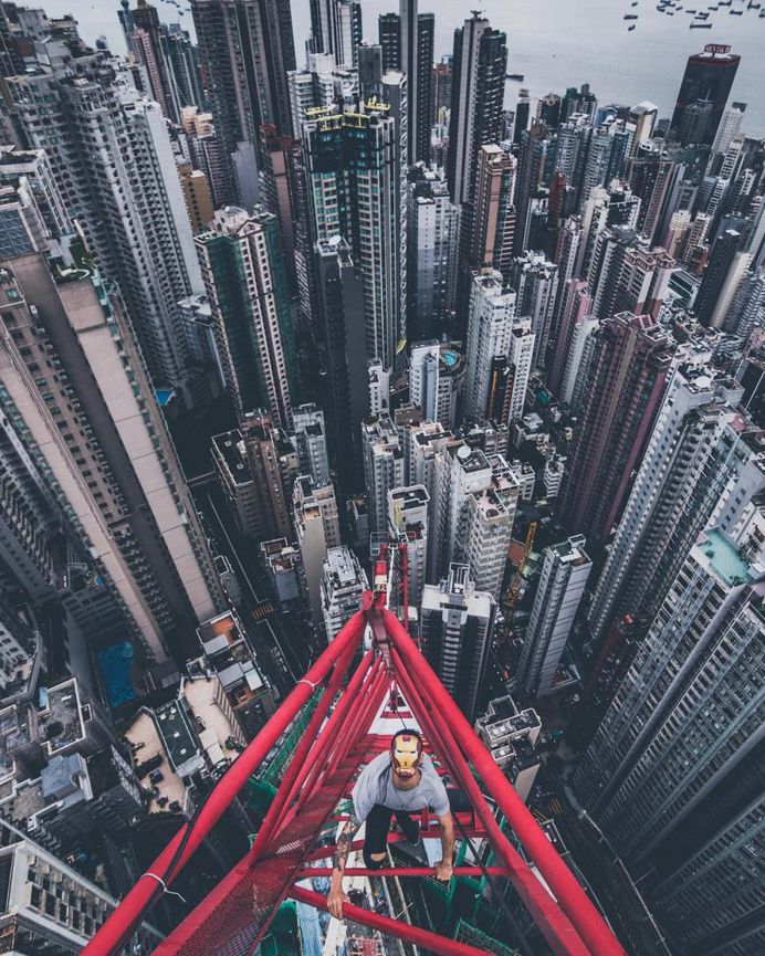 Insane Photos of Hong Kong Taken From The Rooftops by Nicholas Ku
