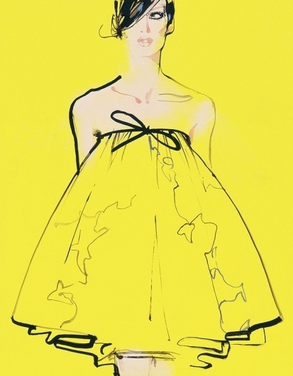 Haute Couture Fashion Illustration – Illustration inspiration on MONOmoda #fashion #illustration