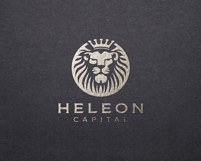 Heleon Logo #logo#lion#royal#king#animal#crown
