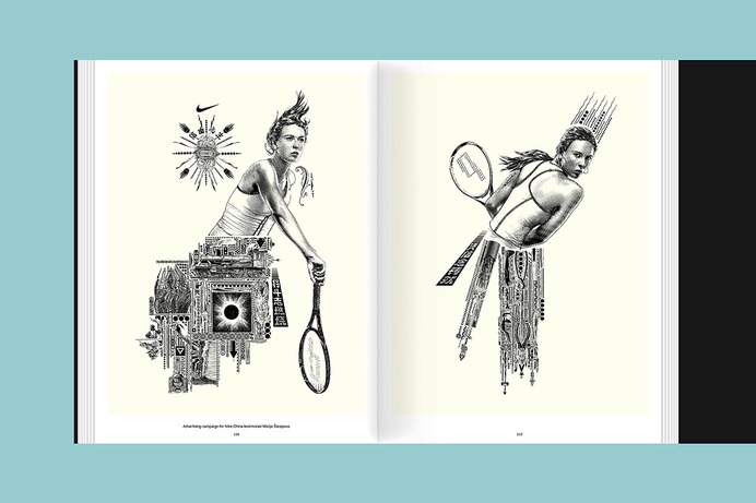 Lorenzo Petrantoni, graphic artist, illustrator, designer, and artist from Milan, Italy, known for his reinterpretations of historical figures from the 19th and 20th century, presents his particular personal aesthetic in Timewarp. His works are created by using 19th-century engravings from old books he finds in bookshops, libraries, markets and fairs around the world. Using hand-made collages, Petrantoni combines and assembles these engravings to create unique and striking images.

His compositions have become iconic, used by renowned brands like Coca Cola, Nespresso, New York Times, Newsweek, Samsonite, Vogue, Vanity Fair, and many more, as well as museums, publishers, and galleries worldwide. Thanks to his extraordinary creativity and technical mastery, Petrantoni gives vintage images new life and meaning, transforming them into works of contemporary art.

Timewarp presents these works from recent years and is a fascinating journey through time, where the past merges with the present through the creative genius of Lorenzo Petrantoni.

Publisher: Slanted Publishers
Design & Concept: Lorenzo Petrantoni
Translation: Jennifer Coe
Release: September 2024
Format: 21.6 × 29.3 cm
Volume: 192 pages
Language: English 
Printing: full-color offset printing with silver spot color, Stober Medien, Germany
Workmanship: 6-page cover, no binding, black rubber band, silver hot-foil embossing
ISBN: 978-3-948440-74-9
Price: €35.– (DE)

Buy: slanted.de/product/timewarp