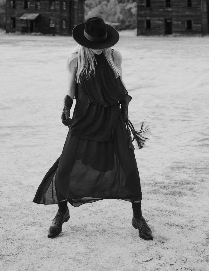 Erika Linder by Chris Colls for Vogue Germany March 2020