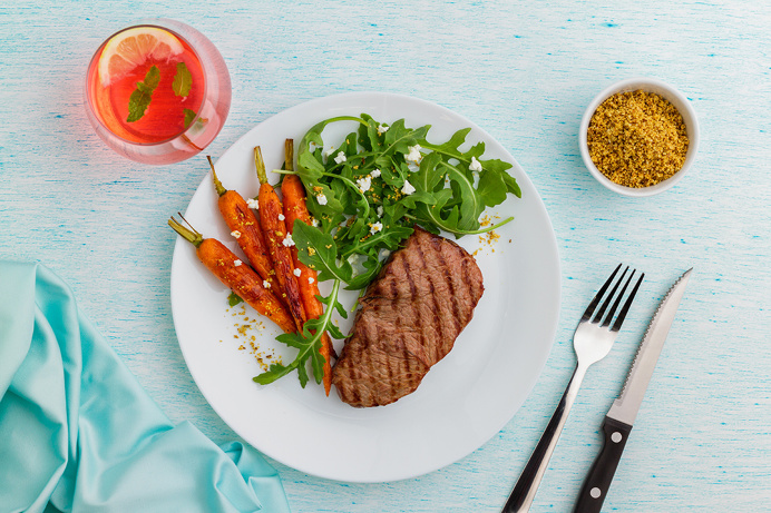 Honey Carrots with Dukkah & Feta Recipe