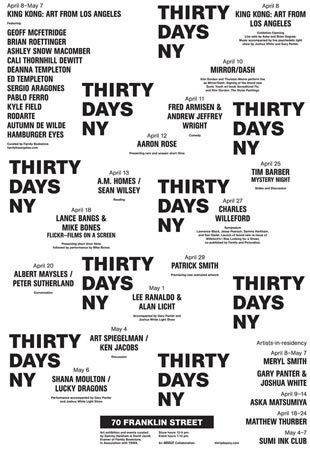 Thirty Days NY #grid #design #typography