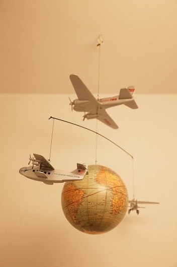 kate young - stylist; and keith abrahamsson - music label director #interior #sculpture #mobile #toy