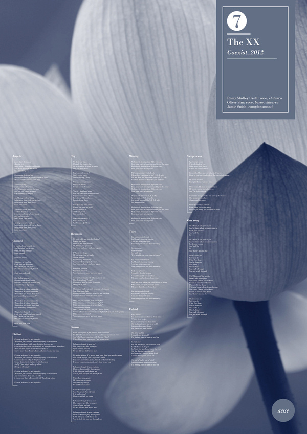 Aesse #flower #blue #poster