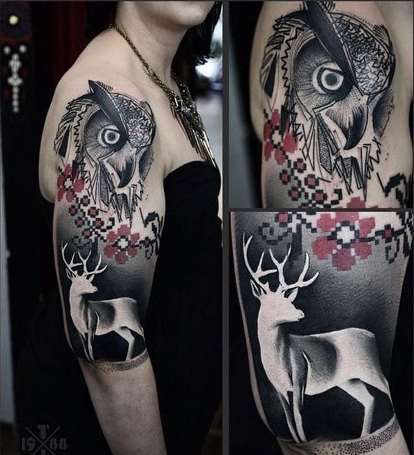 40 INCREDIBLE ARTISTIC TATTOO DESIGNS