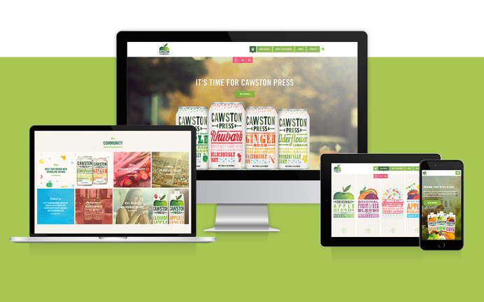 Cawston Press Website design