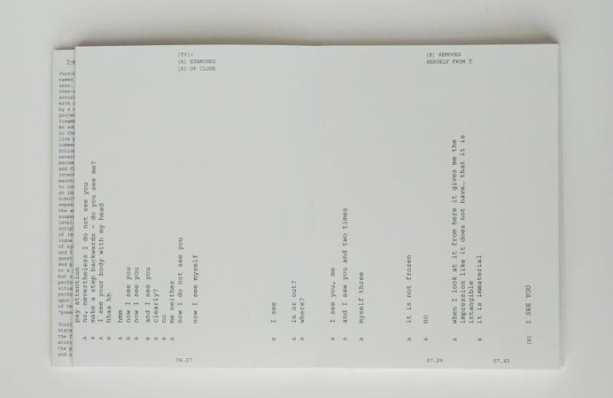 Onomatopee, Teatro Book, white space, monospaced