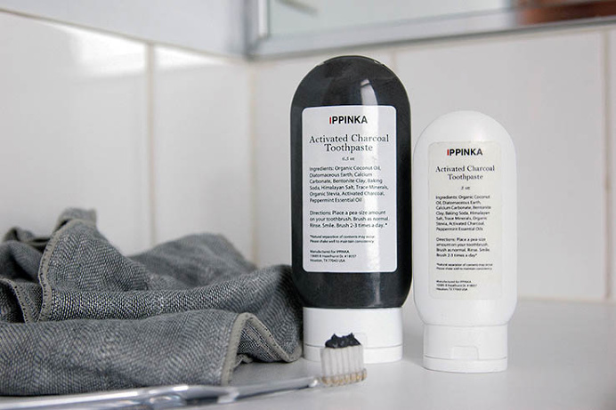 An entirely #natural #toothpaste that prevents bacteria growth and bad breath. It also naturally whitens teeth! #productdesign #modern #life