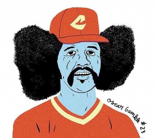 Mid-70's Baseball Dudes - Paul Windle #baseball #illustration