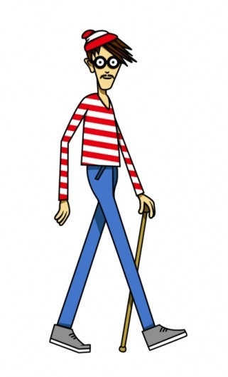 buzzband? …old - williamsburg waldo #williamsburg #waldo #hipster #illustration #cartoon #nyc #brooklyn
