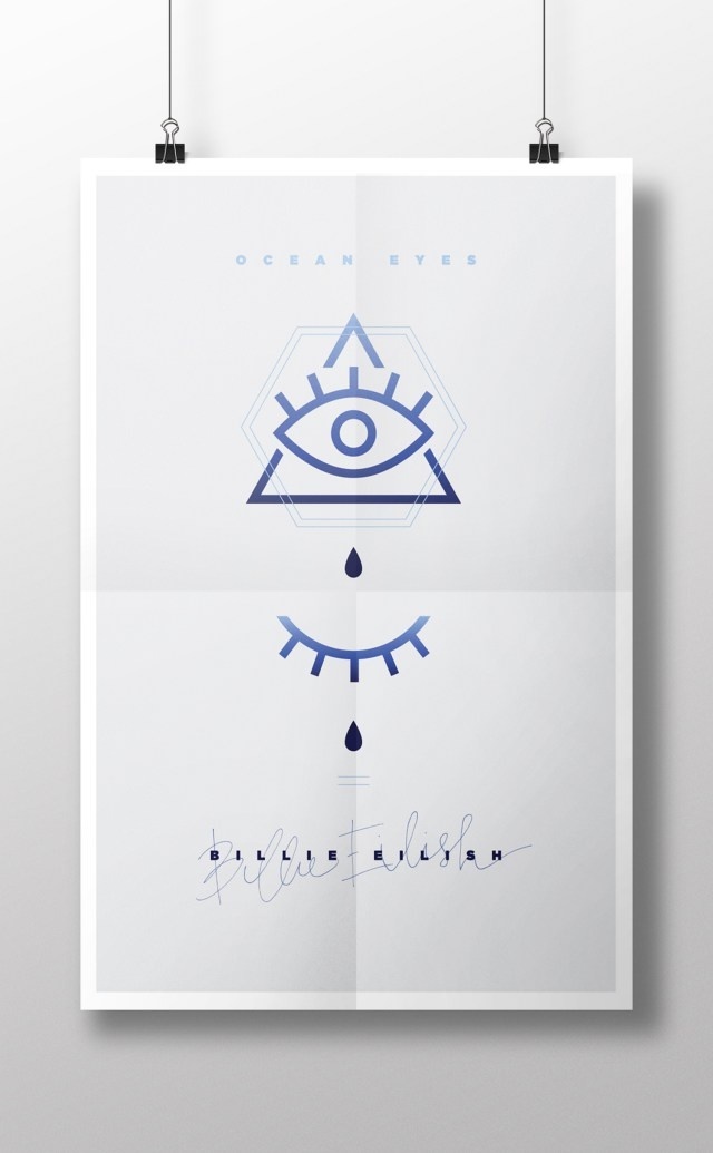 Music poster, the all seeing eye, horus eye, pyramid, eye, eyes, music, tears, ocean eyes, billie eilish, poster, graphic, graphic design