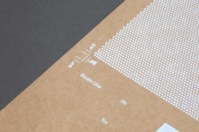 studio una graphic design branding logotype corporate identity germany mindsparkle mag designblog cardboard brown silk screen printing print