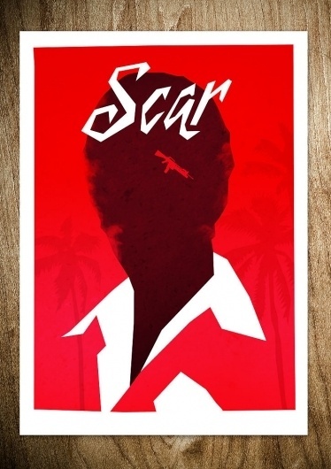 SCAR - Rocco Malatesta Posters & Prints #movie #malatesta #graphic #rocco #illustration #poster #scarface