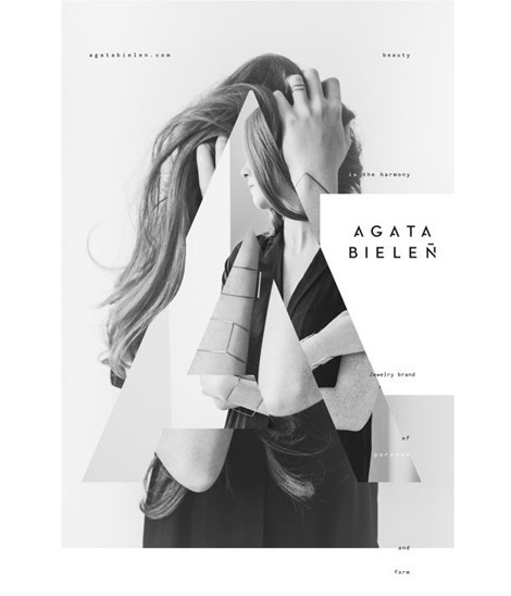 Agata Bielen - Tomasz Biskup #photography #fashion #typography