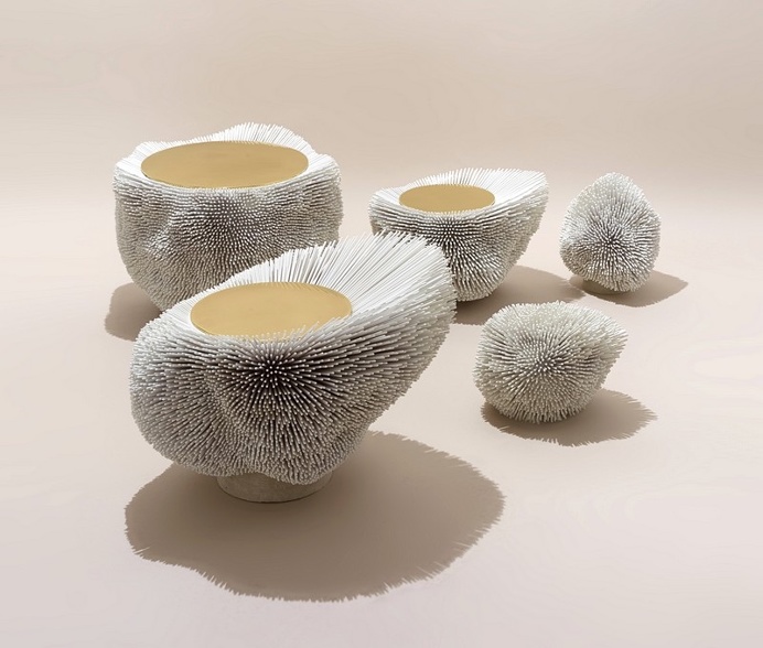Sea Anemones for Galerie BSL at the 2016 PAD London Fair / Pia-Maria Raeder