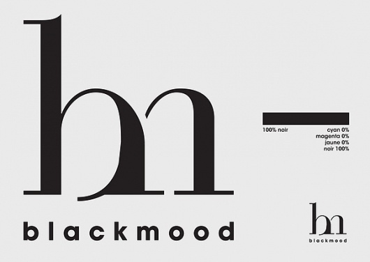 BlackMood | Alternative Newspaper on the Behance Network #typography #logo #branding #blackwhite