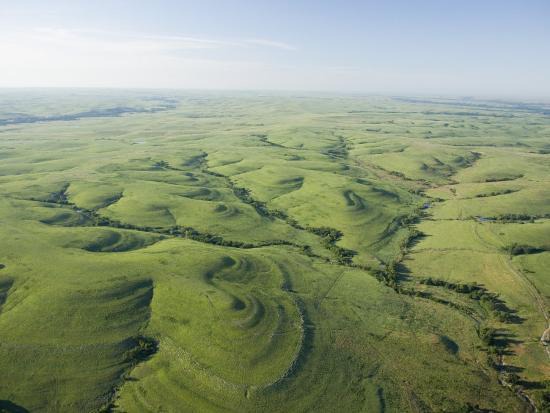 'The Flint Hills of Kansas' Photographic Print - Jim Richardson | Art.com