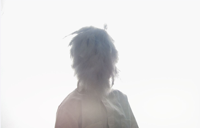 art installation, fine art, experimental video, video, classic, photo, white, feather, mask, jacob arden mcclure, video installation, concep