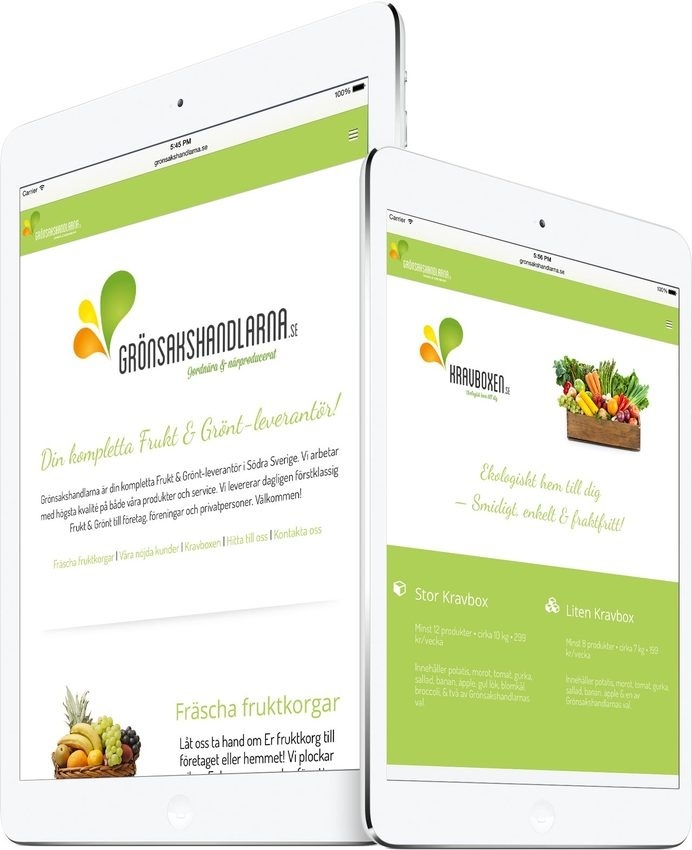 Webdesign for a Swedish fruitcompany. #apple #ipad #fruit #design #vegetables #webdesign #web