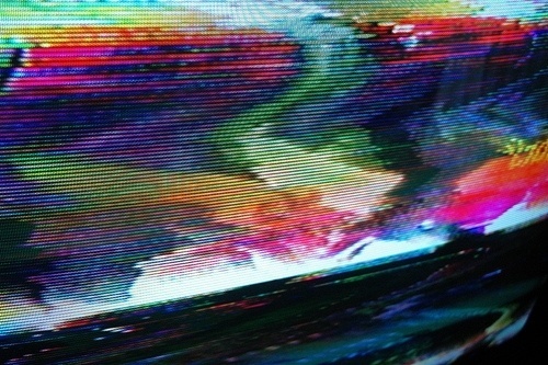 Chimes&Rhymes | innovative design and new techniques in visual artistry #fuzz #color #distorted #static #tv
