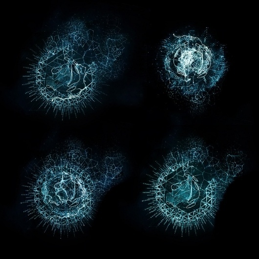 David Lewandowski Animation. #tron #program #visualization #orb #beautiful