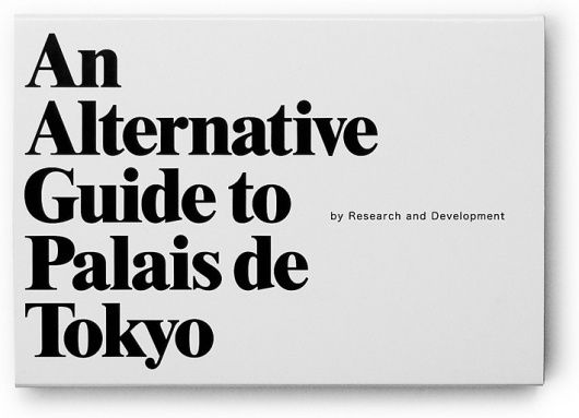 Typography inspiration example #339: Research and Development #print #typography