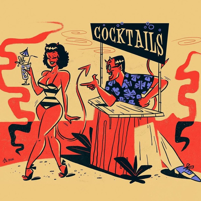 Image result for friday the 13th vintage 50s
