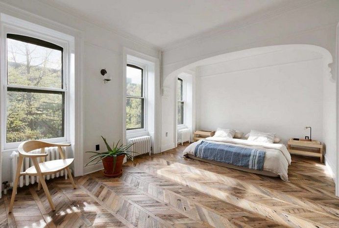 Brooklyn Family Home with a Distinct Industrial Aesthetic , bedroom