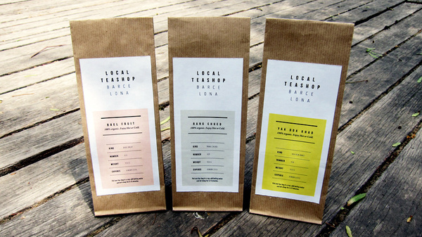 Local Tea Shop on the Behance Network #identity