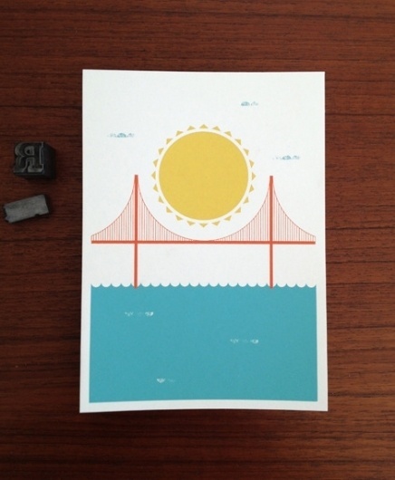 Brent Couchman Design & Illustration - Shop - Sunny SF - $ 8 #screen #print #poster