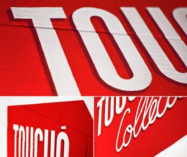Touché Collective Murals on the Behance Network #lettering #sign #writing #signage #typography