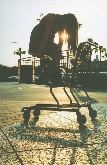 ANN HE on yay!everyday #shopping #sun #girl #cart #photography