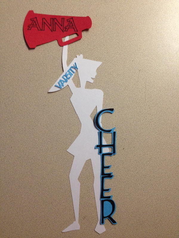 Cheer Locker Decoration #design #makeup #decor #locker #decoration