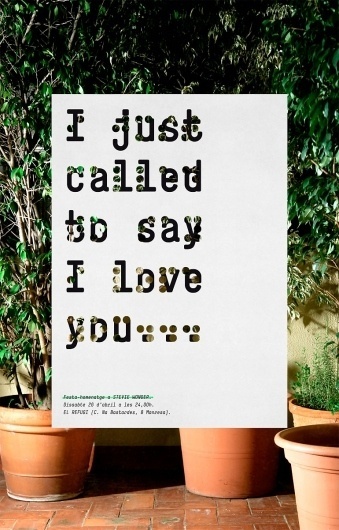 2008 - Bendita Gloria #design #graphic #troquel #poster #typography