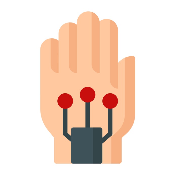 See more icon inspiration related to wired gloves, virtual reality, wired, glove, electronics, digital, multimedia and technology on Flaticon.