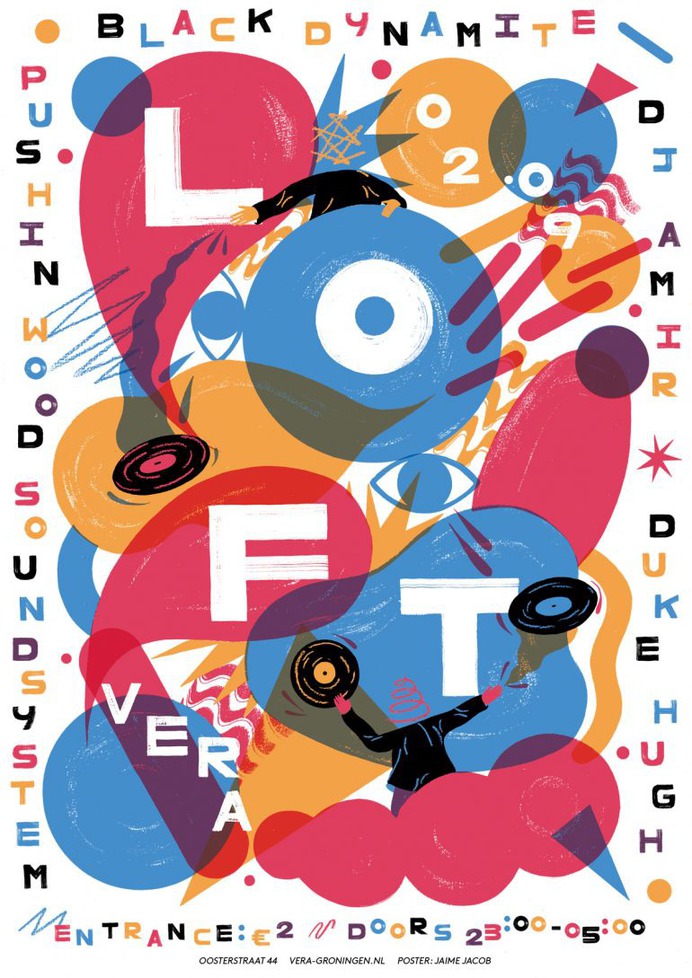 Vera dance/gig posters 2017