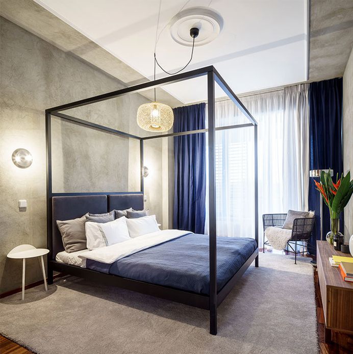 Apartment in Bucharest by Bogdan Ciocodeica Mix Vintage Furniture with Modern