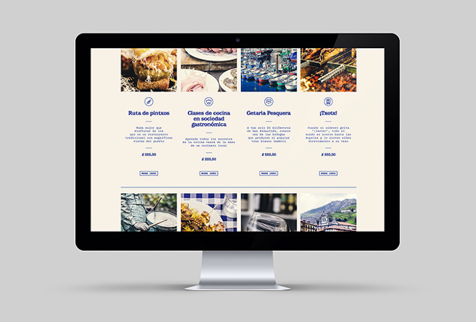 Eat San Sebastian by We are Rifle #brand design #web design #website