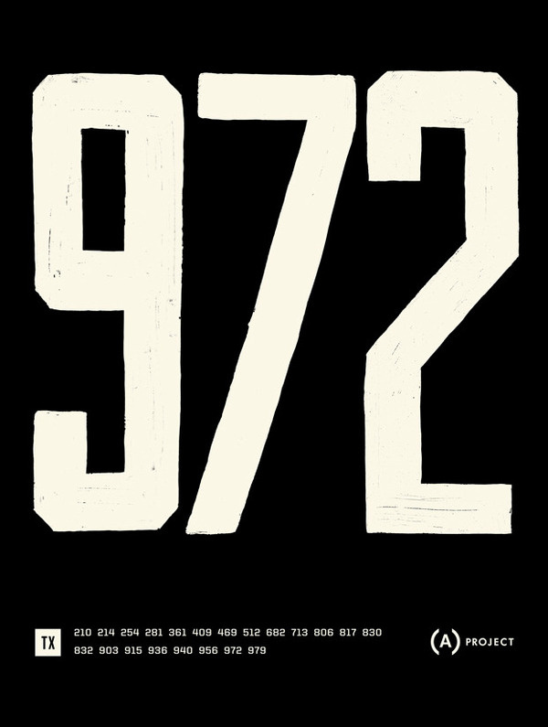 Area Code Project — Posters #poster #typography
