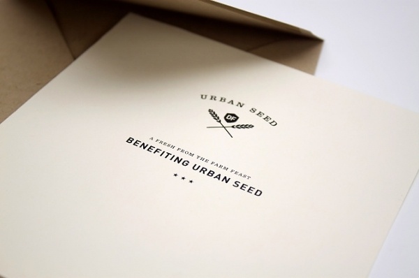 Urban Seed - caroline marie morris #morris #branding #caroline #logo #letterhead #typography