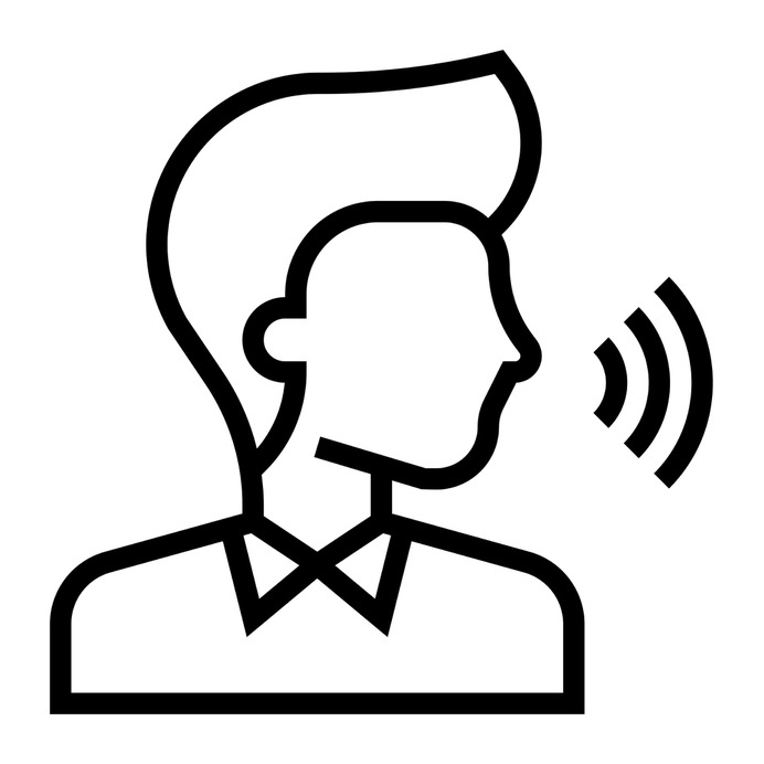 See more icon inspiration related to speaker, command, audio, user, sound, voice command, ui, multimedia option, electronics, voice, microphone, volume, interface, avatar, multimedia, people and technology on Flaticon.