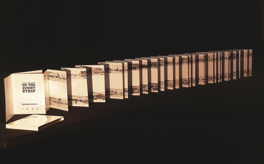 Ed Ruscha, Every Building on the Sunset Strip, 1963 #photo #ruscha #book