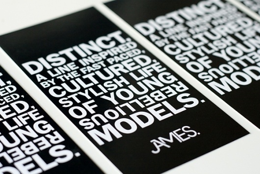 Jag Nagra is Page 84 Design #white #models #bold #black #james #fashion #typography