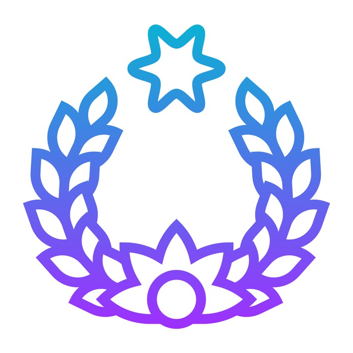 See more icon inspiration related to award, win, wreath, sports and competition, champion, prize and winner on Flaticon.