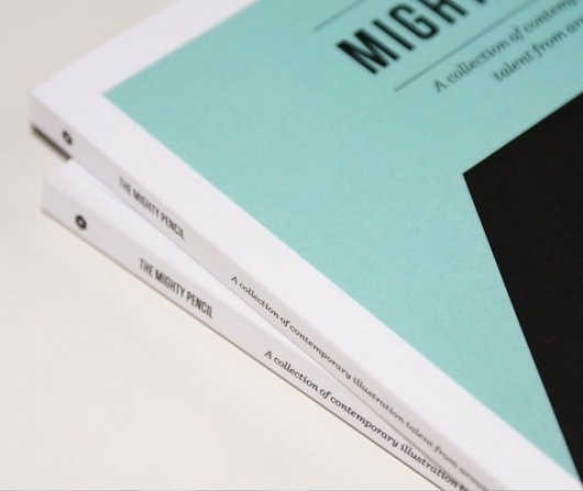The Mighty Pencil #design #graphic #editorial