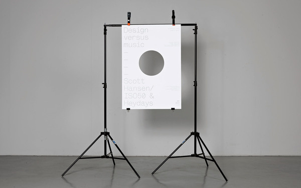 Design versus music #die #cut #interactive #print #design #graphic #poster #circle